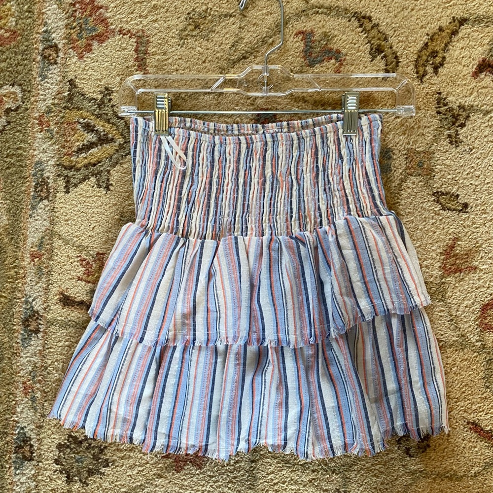 smocked skirt